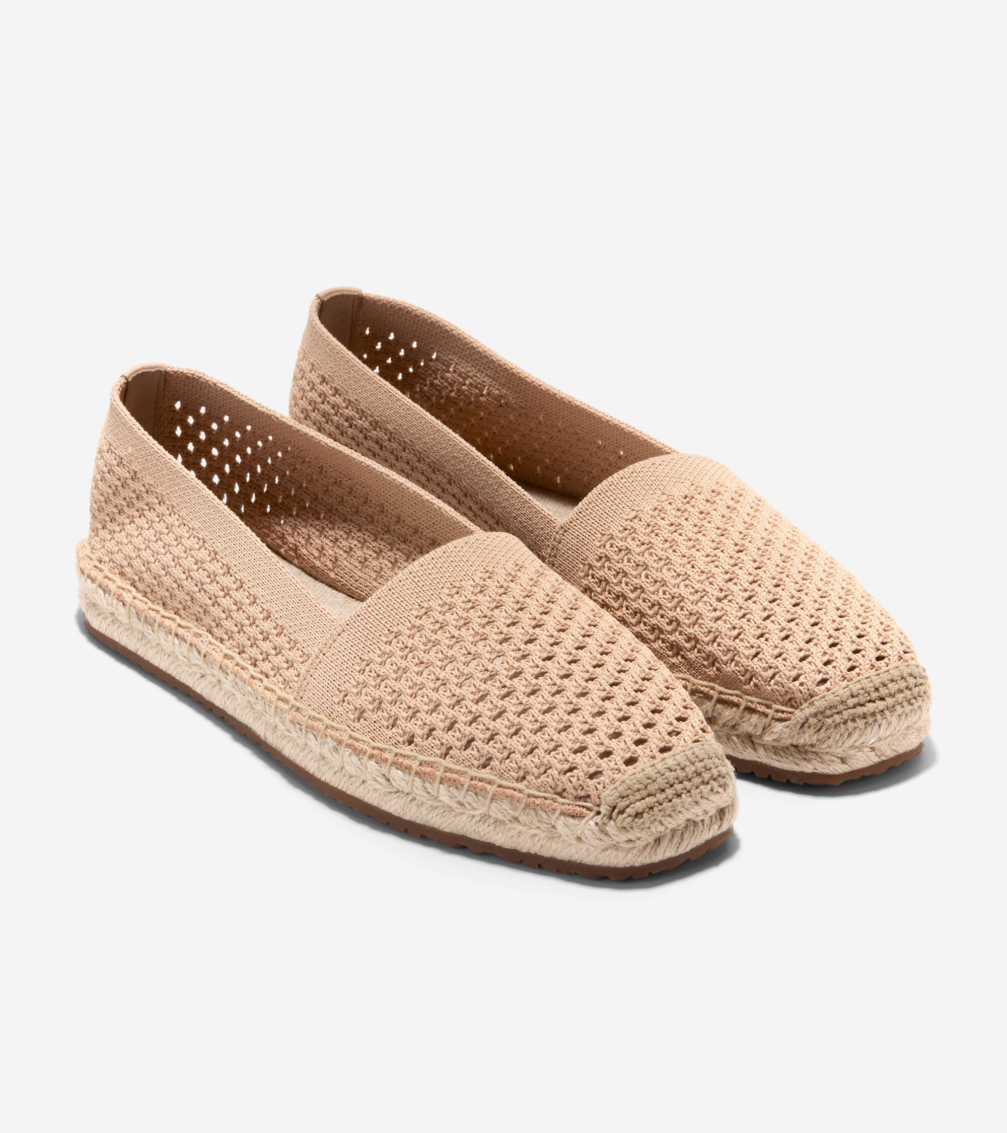 Women's Cloudfeel Keely A-Line Espadrilles in Light Beige